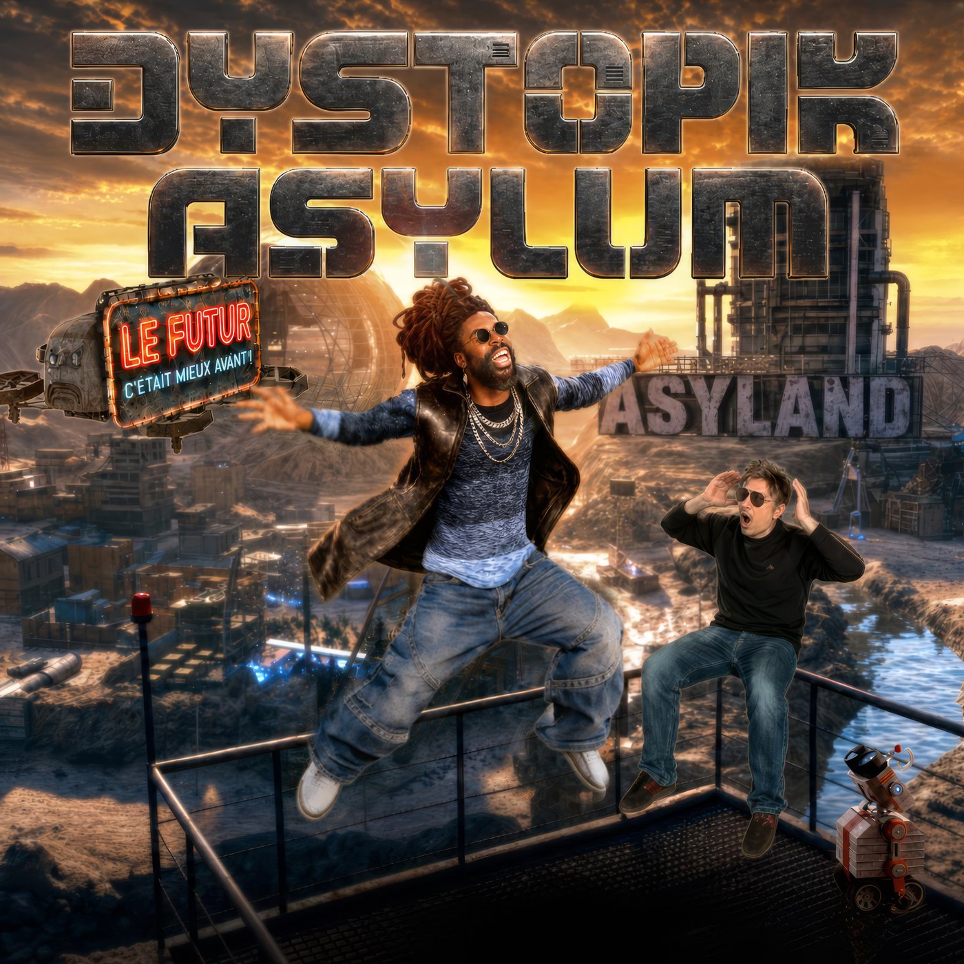 Pochette de l'EP Le futur c'était mieux avant de Dystopik Asylum